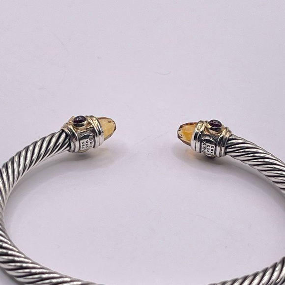 David Yurman 5mm Renaissance Bracelet with Citrine and 14k Gold - Picture 13 of 16